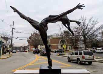 2,000 Pound Ballerina Dances into Haddonfield