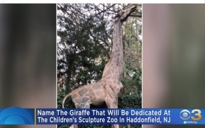Vote To Name Life-Size Bronze Giraffe That Will Be Dedicated At Children’s Sculpture Zoo