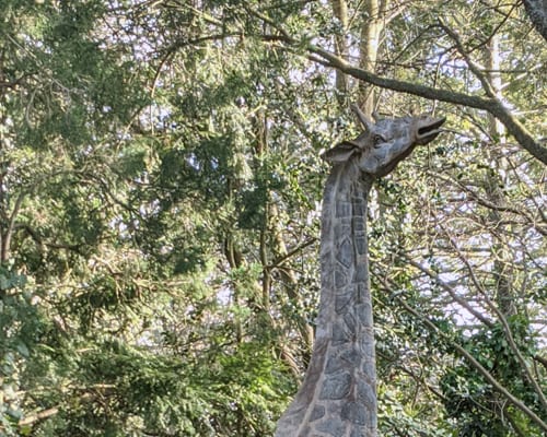 Sculpture Month Giraffe