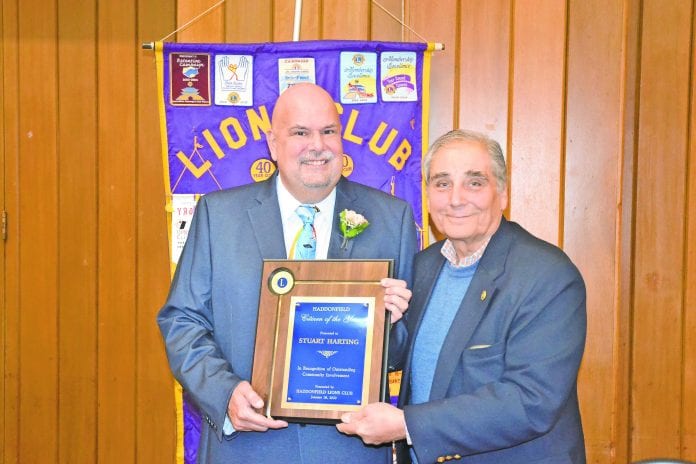 Harting named Haddonfield Citizen of the Year