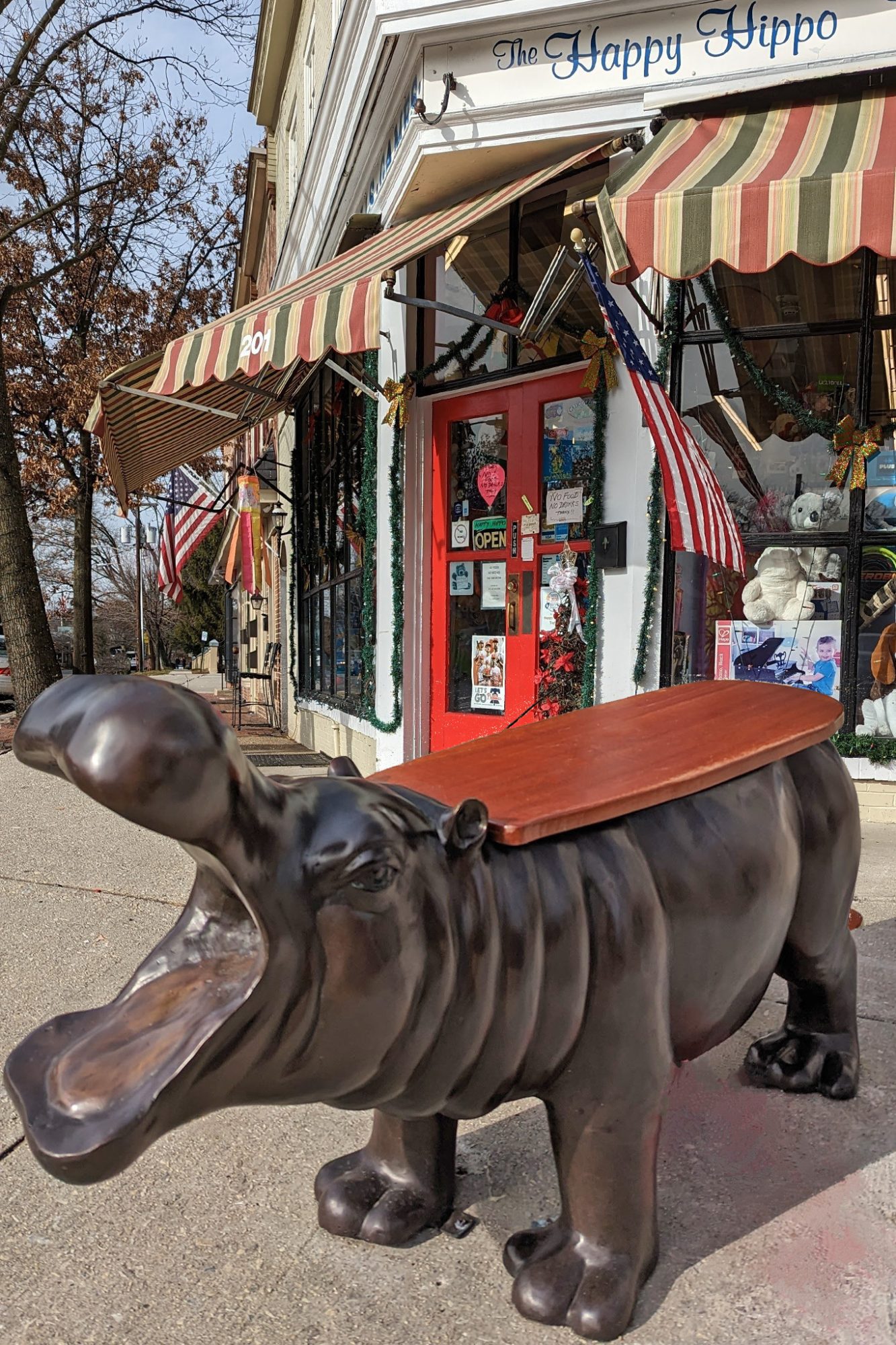 Baby Hippo HOST Haddonfield Outdoor Sculpture Trust